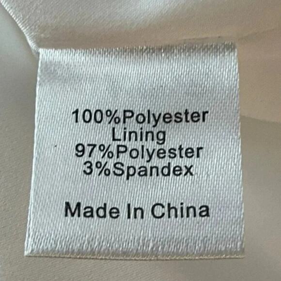 Tuckernuck Strapless Ivory Cream White Crepe Marin Midi Long Dress Size Medium - Picture 7 of 8